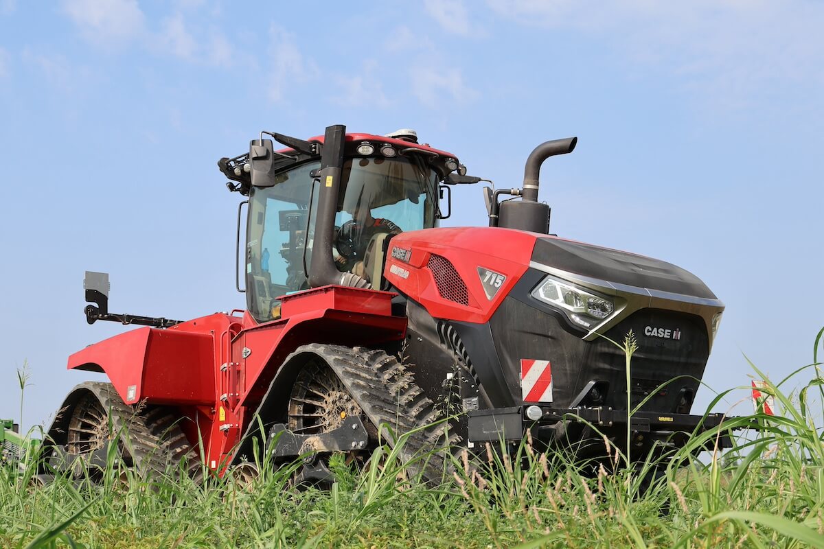 Il passaggio al Quadtrac 715 ha visto un forte restyling del design esterno del trattore di Case IH